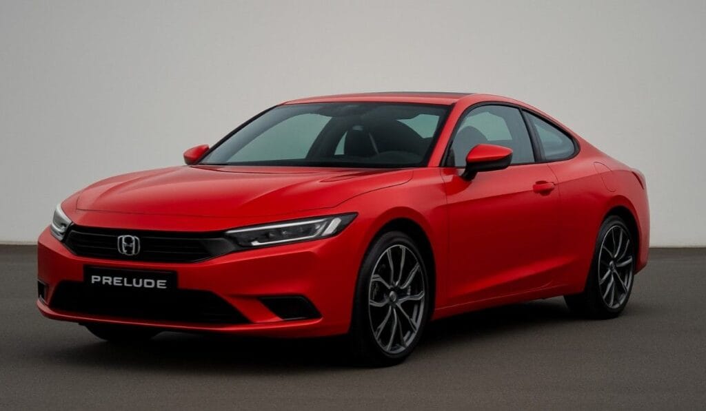 2025 Honda Prelude Car in Red color
